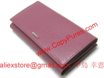 GUCCI　グッチ　財布　ホック長札　長財布　SVプレート　ピンク　143391　アウトレット